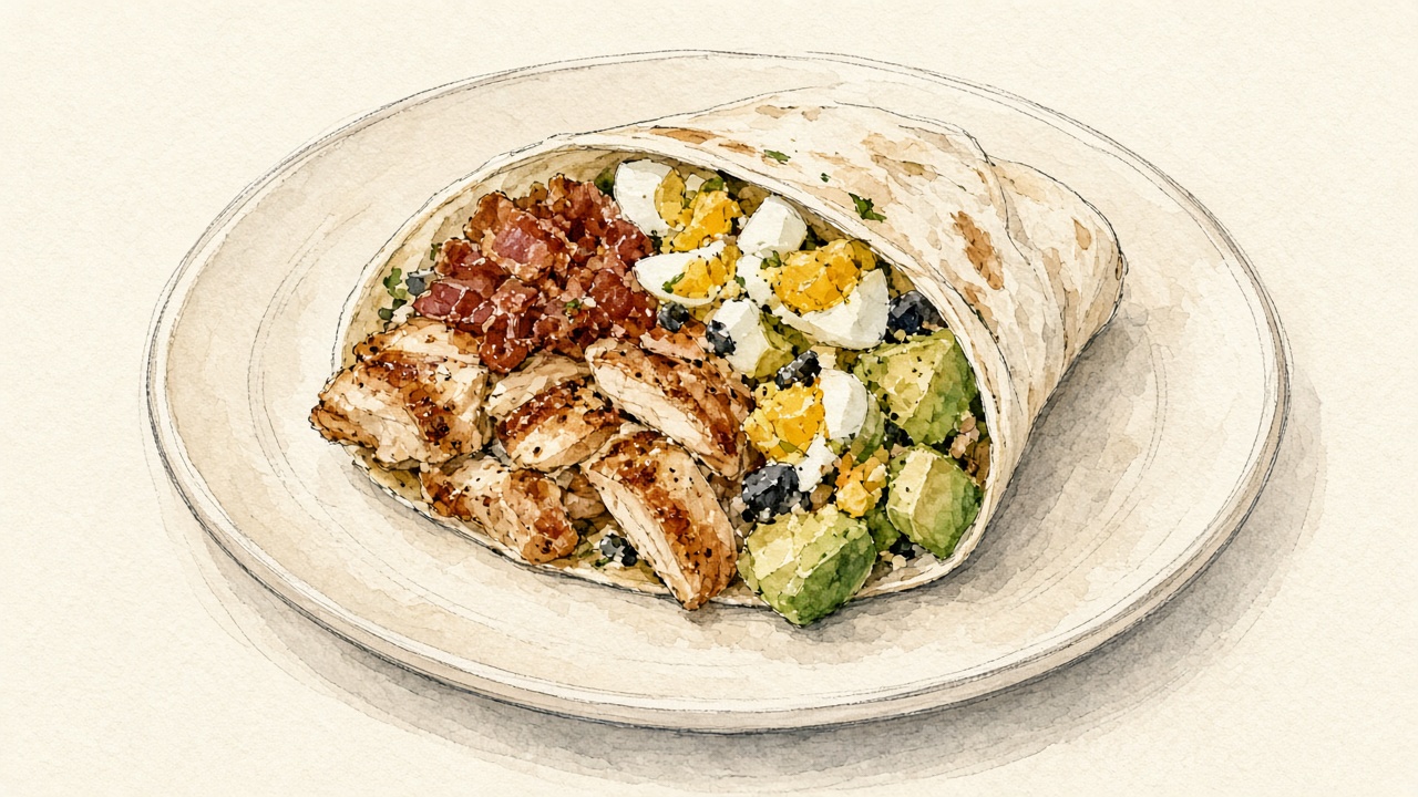Chicken Cobb Wrap